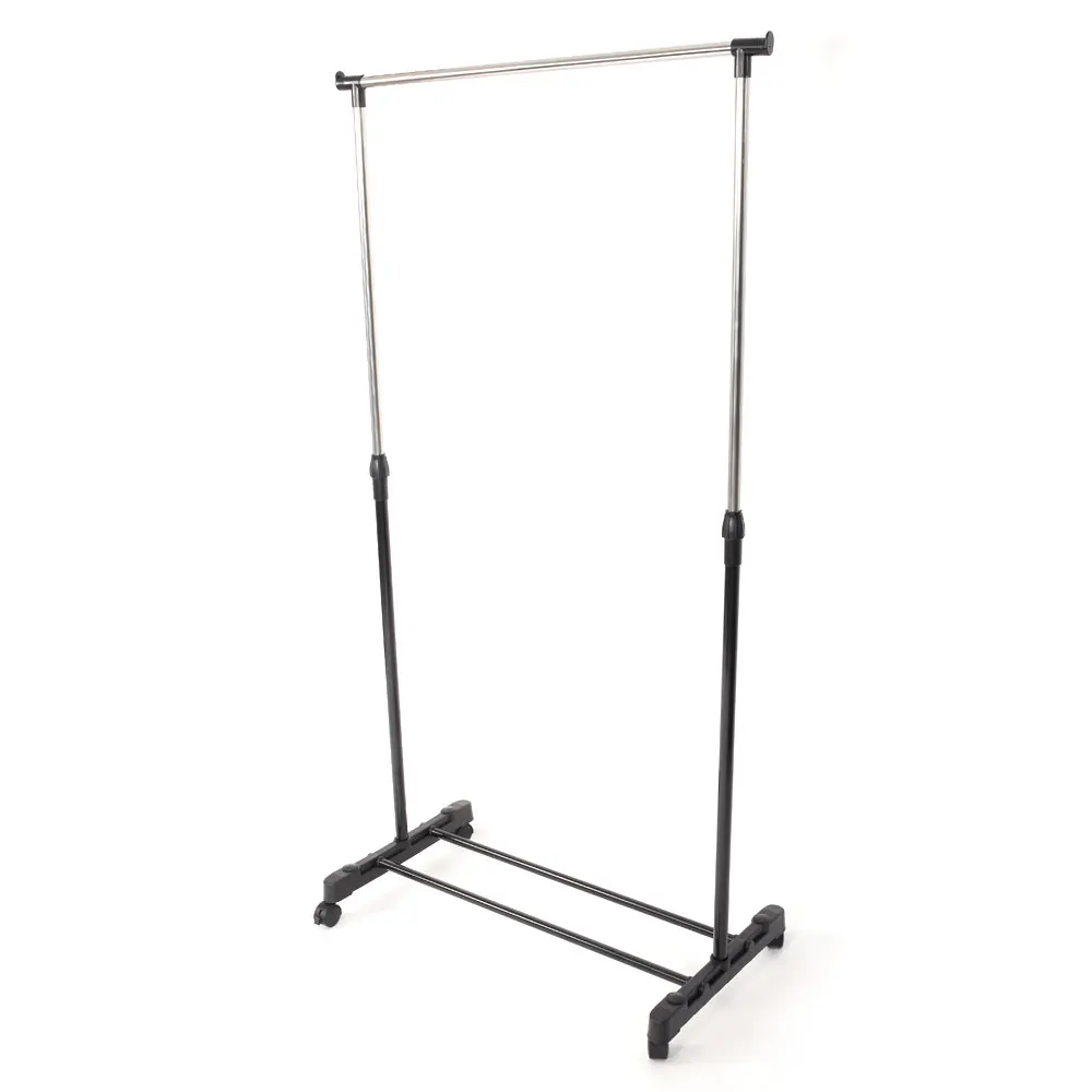 Single-Bar Clothes Stand Rack Vertical Stretching Organizer with Shoe Shelf PAK55
Single-Bar Clothes Stand Rack Vertical Stretching Organizer with Shoe Shelf PAK55