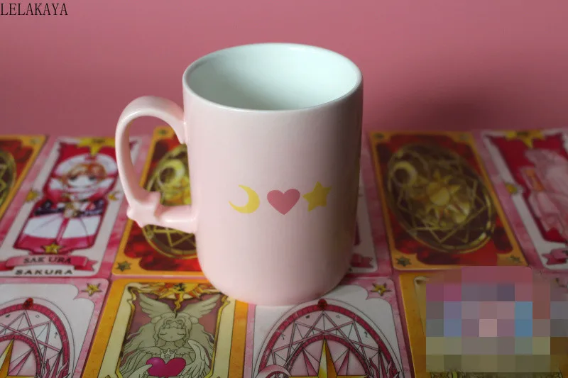 201-300ml Novelty Creative Pink Sakura Card Captor pink moon cup Action Figure Ceramic Brief Mugs Coffee Tea Mug Water Bottle 
201-300ml Novelty Creative Pink Sakura Card Captor pink moon cup Action Figure Ceramic Brief Mugs Coffee Tea Mug Water Bottle