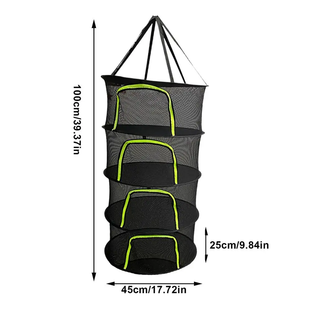 4 Layers Drying Net For Herbs Hanging Basket Folding Dry Rack Herb Drying Net Dryer Bag Mesh For Flowers Buds Plants Organizer
4 Layers Drying Net For Herbs Hanging Basket Folding Dry Rack Herb Drying Net Dryer Bag Mesh For Flowers Buds Plants Organizer