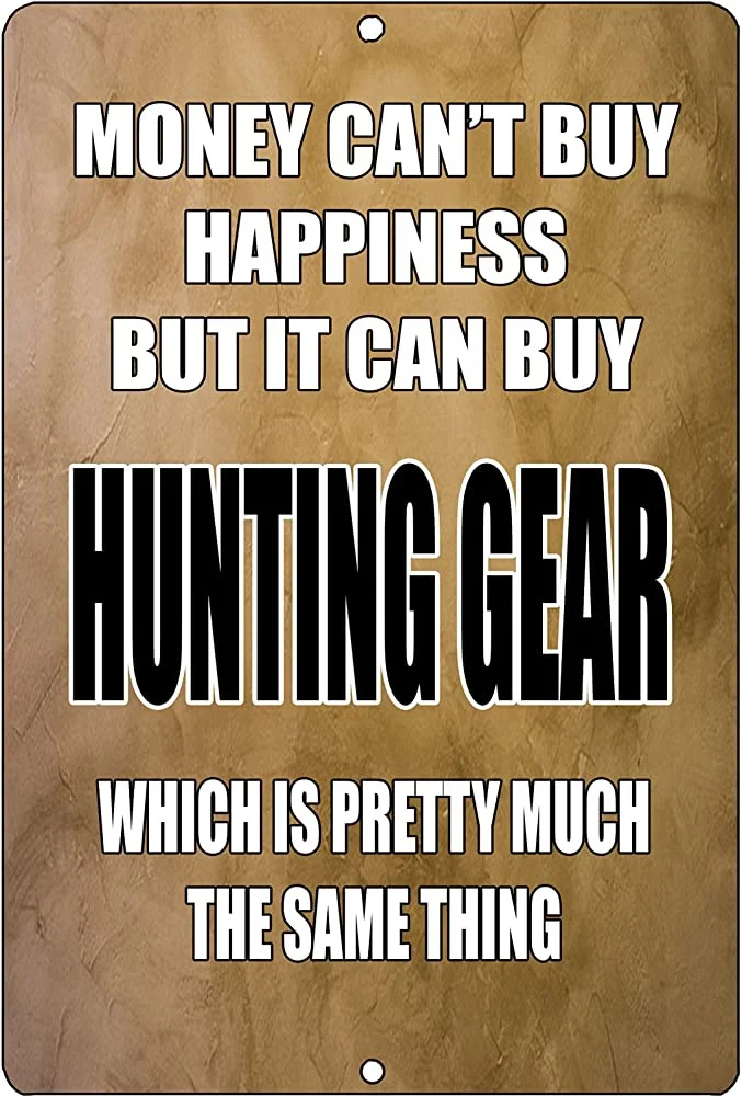Rogue River Tactical Funny Hunting Metal Tin Sign Wall Decor Man Cave Bar Cabin Hunt Money Happiness Hunting Gear
Rogue River Tactical Funny Hunting Metal Tin Sign Wall Decor Man Cave Bar Cabin Hunt Money Happiness Hunting Gear