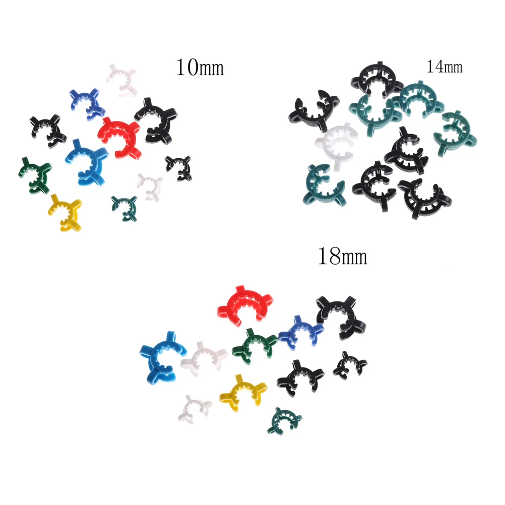 10 Pieces 24/29, Plastic Clamp Tongs Clip Keck for 24# Glass Ground Joint Wholesale
10 Pieces 24/29, Plastic Clamp Tongs Clip Keck for 24# Glass Ground Joint Wholesale