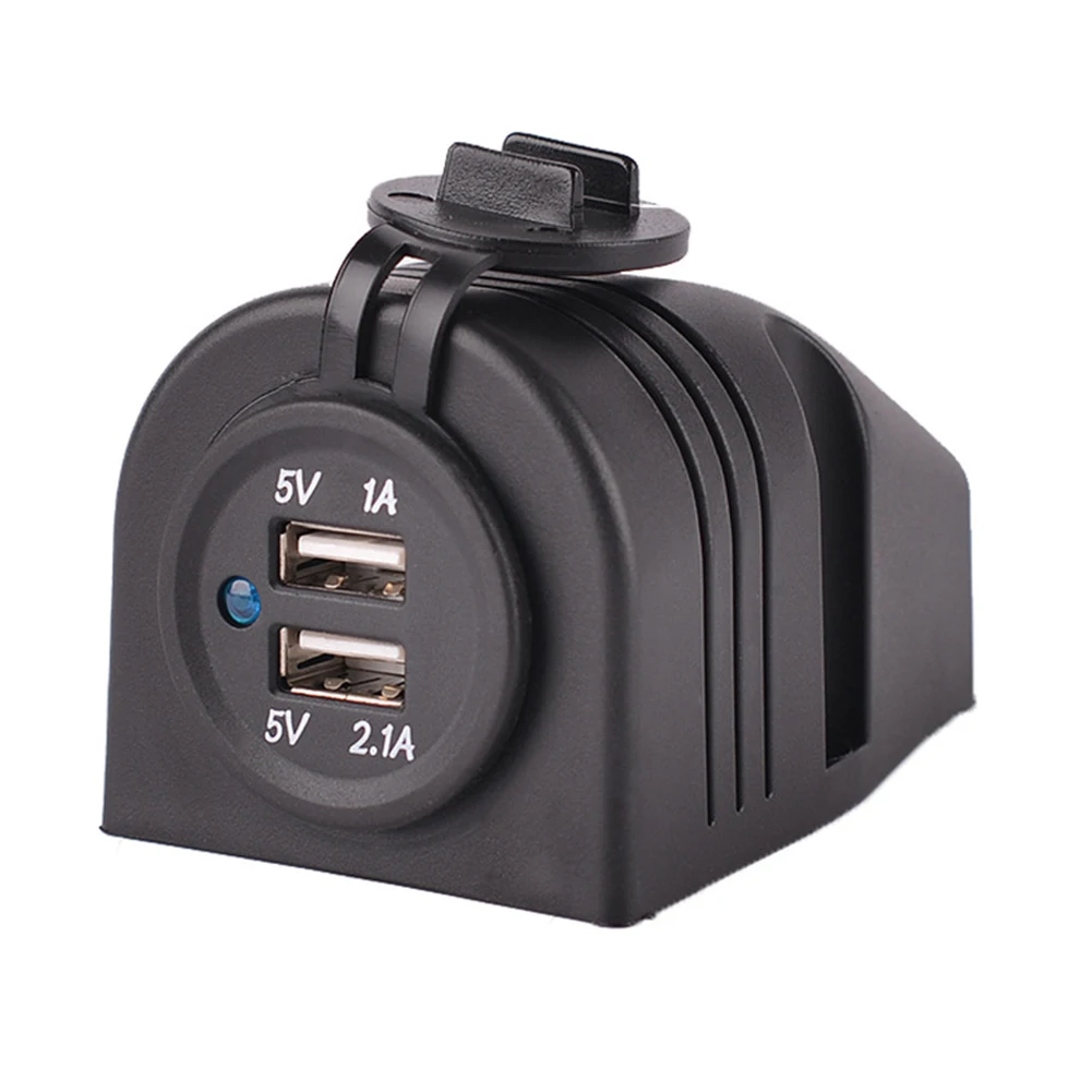 Socket Power Adapter Plug Universal Portable Dual USB Surface Mount Black Charger Accessory Waterproof Durable 12V Car
Socket Power Adapter Plug Universal Portable Dual USB Surface Mount Black Charger Accessory Waterproof Durable 12V Car