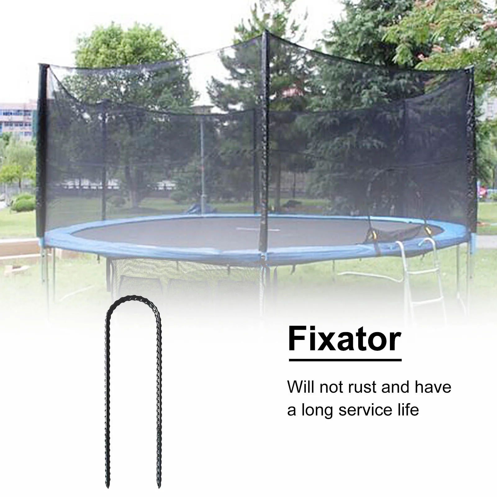 8/12PCS Heavy Trampoline Anchors Accessories Stakes U-Shaped Metal Wind Stakes Goal Pegs Reusable Tent Ground Anchors
8/12PCS Heavy Trampoline Anchors Accessories Stakes U-Shaped Metal Wind Stakes Goal Pegs Reusable Tent Ground Anchors