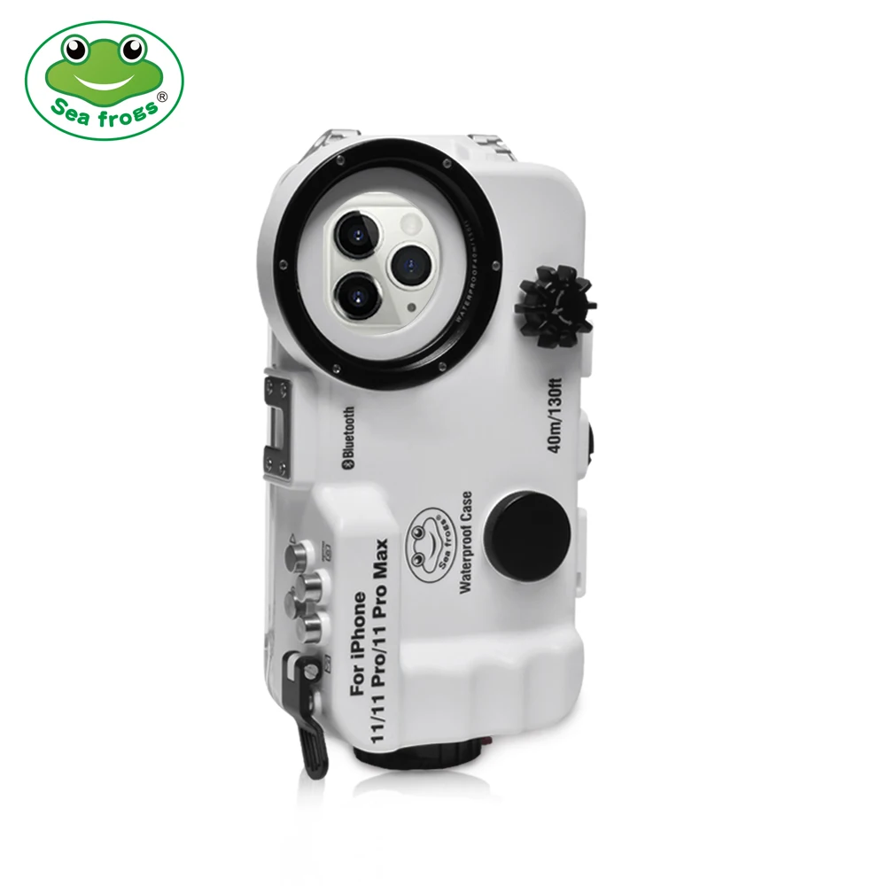 Bluetooth Control 40M Waterproof Housing Case for IPhone11/11pro /11pro max Diving Protective Underwater Dive Cover
Bluetooth Control 40M Waterproof Housing Case for IPhone11/11pro /11pro max Diving Protective Underwater Dive Cover
