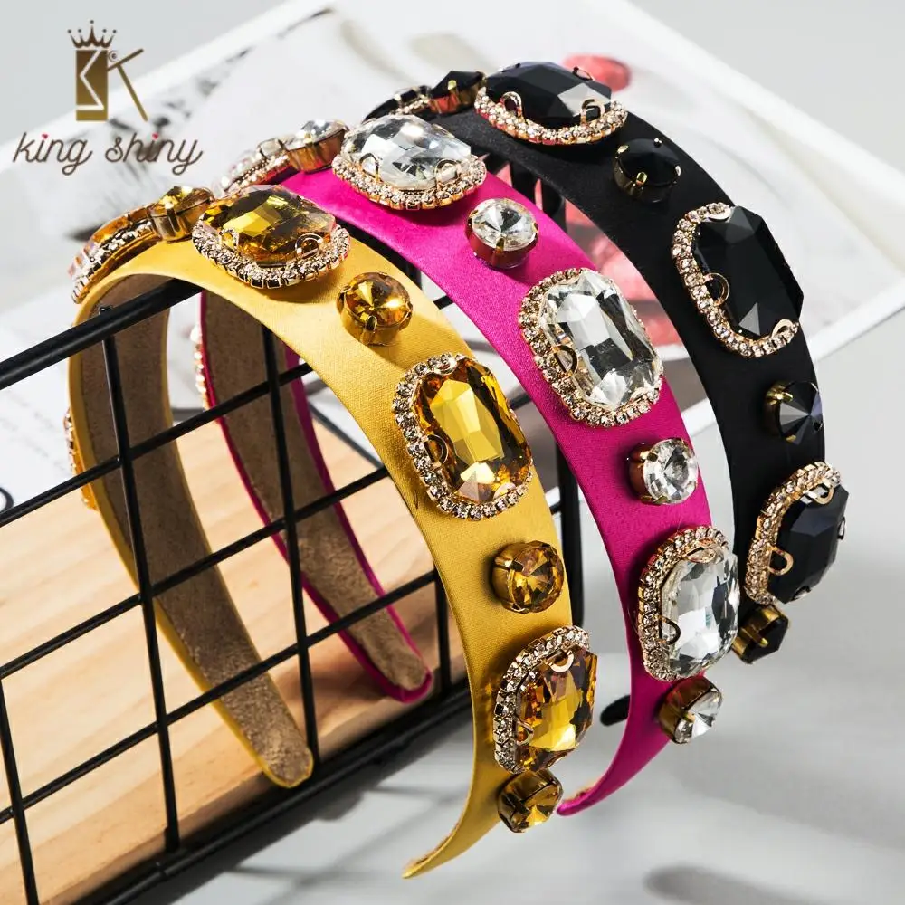 Boutique Shiny Rhinestone Headband for Lady Luxury Geometric Multi Color Crystal Hair Hoop Bridal Wedding Hair Accessories Tiara
Boutique Shiny Rhinestone Headband for Lady Luxury Geometric Multi Color Crystal Hair Hoop Bridal Wedding Hair Accessories Tiara
