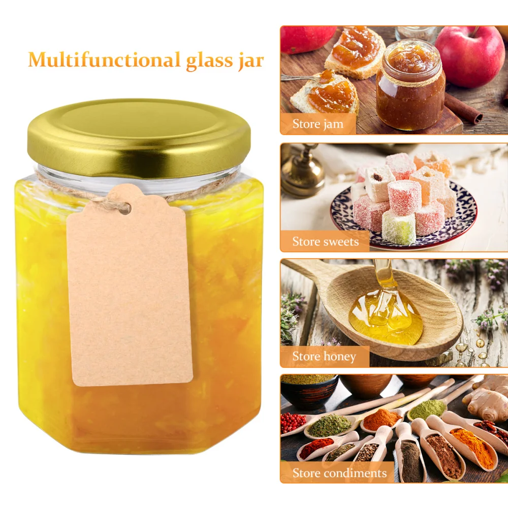 HEMOTON 10pcs Jam Jars Glass Spice Jars Portable Useful Honey Jars for Home Kitchen Wedding Favors 180ML 
HEMOTON 10pcs Jam Jars Glass Spice Jars Portable Useful Honey Jars for Home Kitchen Wedding Favors 180ML