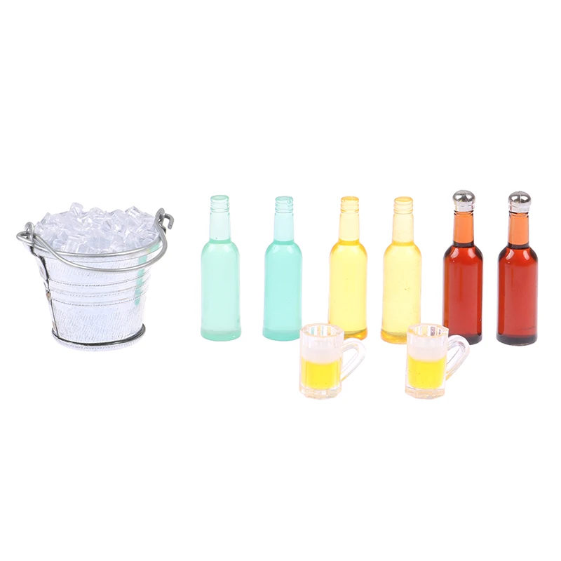 1:12 Dollhouse Miniature Beer Bottle + Bucket + Ice Cube + Cups Toy Accessories
1:12 Dollhouse Miniature Beer Bottle + Bucket + Ice Cube + Cups Toy Accessories
