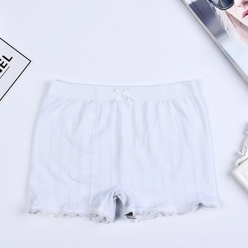 Hot Sales Women Girls Seamless Safety Pants Candy Color Braided Striped Lace Trim Slim Lounge Pants Bowknot Stretchy Underpants
Hot Sales Women Girls Seamless Safety Pants Candy Color Braided Striped Lace Trim Slim Lounge Pants Bowknot Stretchy Underpants