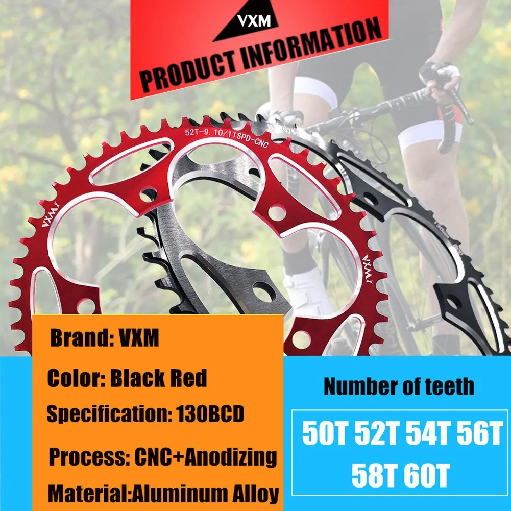 54/56T Electric Bicycle Chain Ring Wheel For Tongsheng TSDZ Motor BCD130mm Aluminum Alloy E-bike Chainring Parts Accessories
54/56T Electric Bicycle Chain Ring Wheel For Tongsheng TSDZ Motor BCD130mm Aluminum Alloy E-bike Chainring Parts Accessories