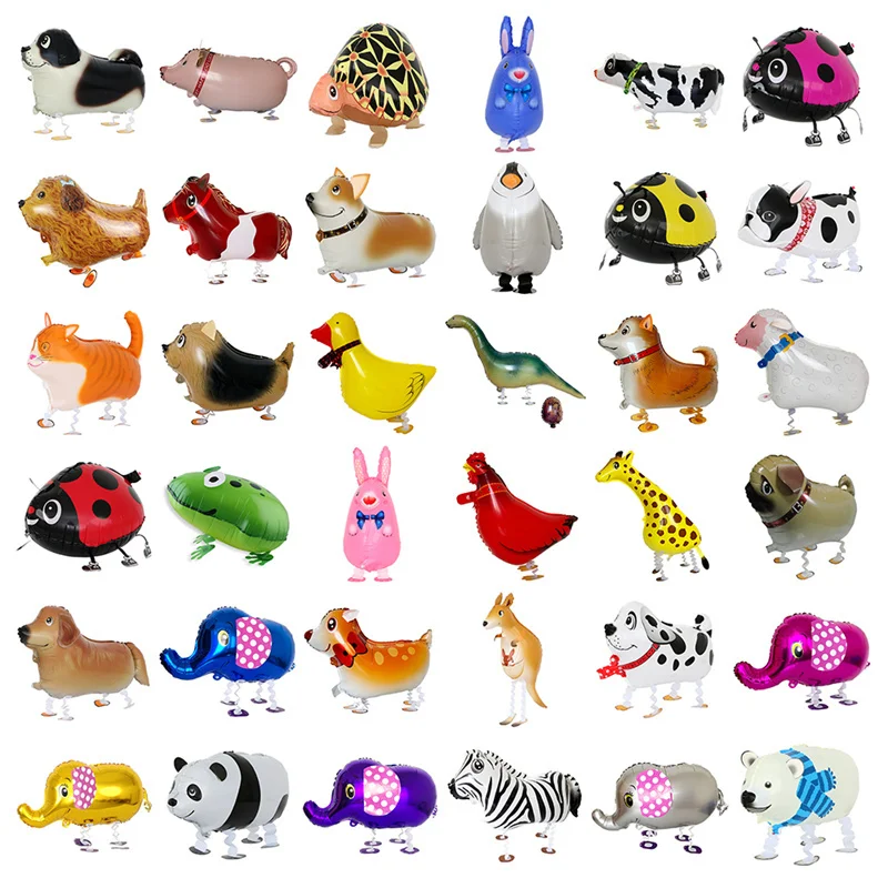 Walking Balloon Animal Dog Dinosaur Cow Foil Balloons Birthday Party Decorations Baby Shower Air Helium Globos Kids Toys Gifts
Walking Balloon Animal Dog Dinosaur Cow Foil Balloons Birthday Party Decorations Baby Shower Air Helium Globos Kids Toys Gifts