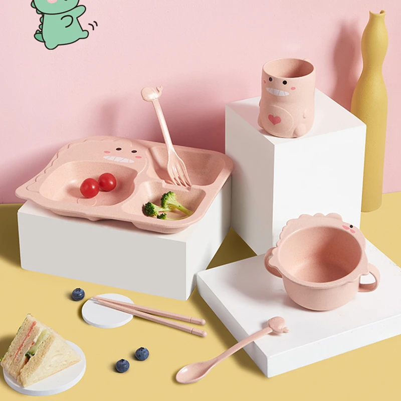 Baby Dinosaur Cutlery Set Baby Food Supplement Bowl Children's Dinner Plate Compartment Home Creative Cartoon Anti-fall TLSM
Baby Dinosaur Cutlery Set Baby Food Supplement Bowl Children's Dinner Plate Compartment Home Creative Cartoon Anti-fall TLSM