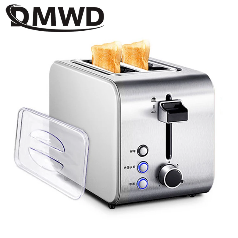 DMWD Электрический автоматический тостер для хлеба Быстрое нагревание