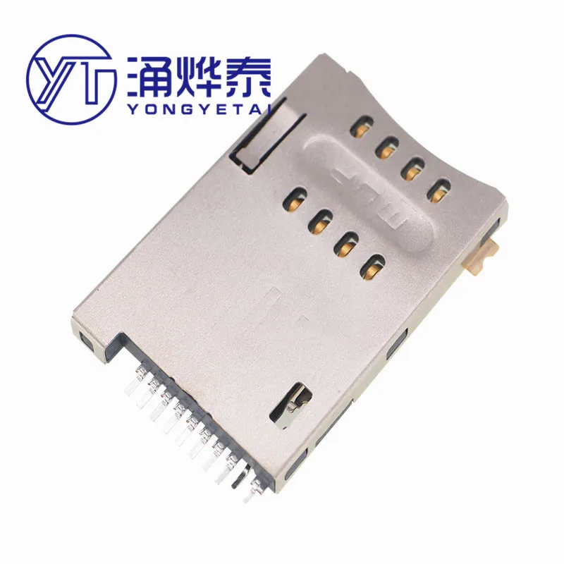 MUP-C720 8+2 SIM card holder No column Self-elastic type With switch 10P large card slot
MUP-C720 8+2 SIM card holder No column Self-elastic type With switch 10P large card slot