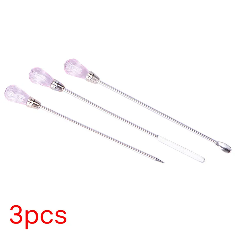 3Pcs/set Alloy Poke Needle Spoon Jewelry Tool Set For Silicone Resin Mold Jewelry Making Jewelry Parts Tool
3Pcs/set Alloy Poke Needle Spoon Jewelry Tool Set For Silicone Resin Mold Jewelry Making Jewelry Parts Tool