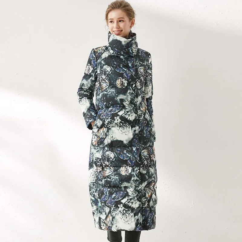 White Duck Down Coat Long 2022 Butterfly Print Stand Collar Thick Warm Retro Jackets Winter Jacket Women Parka Winter Tops S878
White Duck Down Coat Long 2022 Butterfly Print Stand Collar Thick Warm Retro Jackets Winter Jacket Women Parka Winter Tops S878