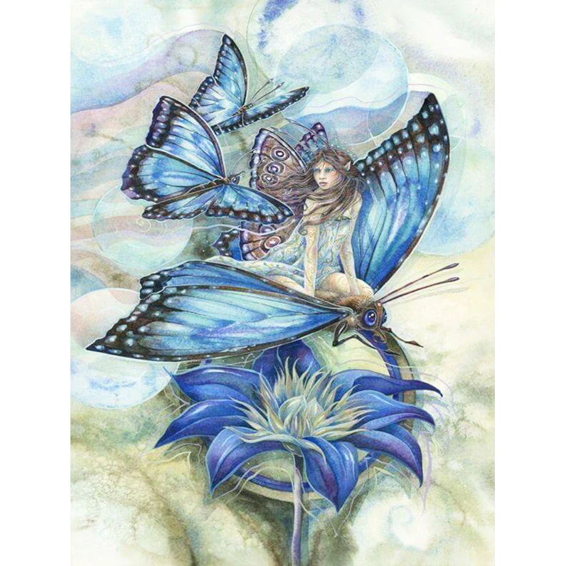 3D Diamond Painting "butterfly Fairy" DIY Full Rhinestones Drill Cross-stitch Kits Square Round Diamond Embroidery
3D Diamond Painting "butterfly Fairy" DIY Full Rhinestones Drill Cross-stitch Kits Square Round Diamond Embroidery