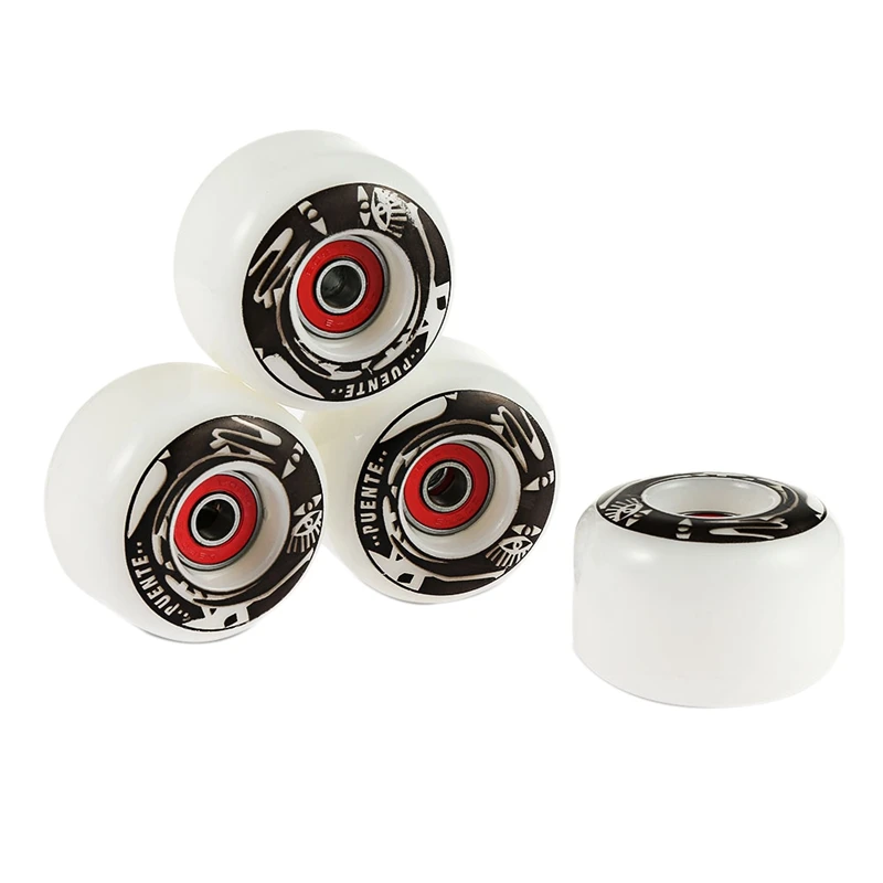 PUENTE 4Pcs Skateboard Wheels Durable PU Skate Wheels Longboard Cruiser Wheels for Ollie Punk and Jumping
PUENTE 4Pcs Skateboard Wheels Durable PU Skate Wheels Longboard Cruiser Wheels for Ollie Punk and Jumping