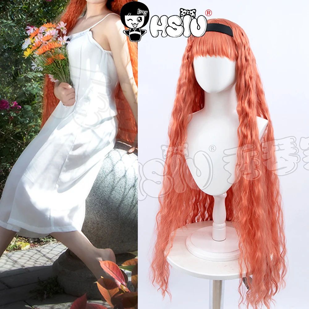 Furiru cosplay wig skirt clothing Anime Wonder Egg Priority 「HSIU 」Fiber synthetic wig Warm orange Long curly hair+Free headband
Furiru cosplay wig skirt clothing Anime Wonder Egg Priority 「HSIU 」Fiber synthetic wig Warm orange Long curly hair+Free headband