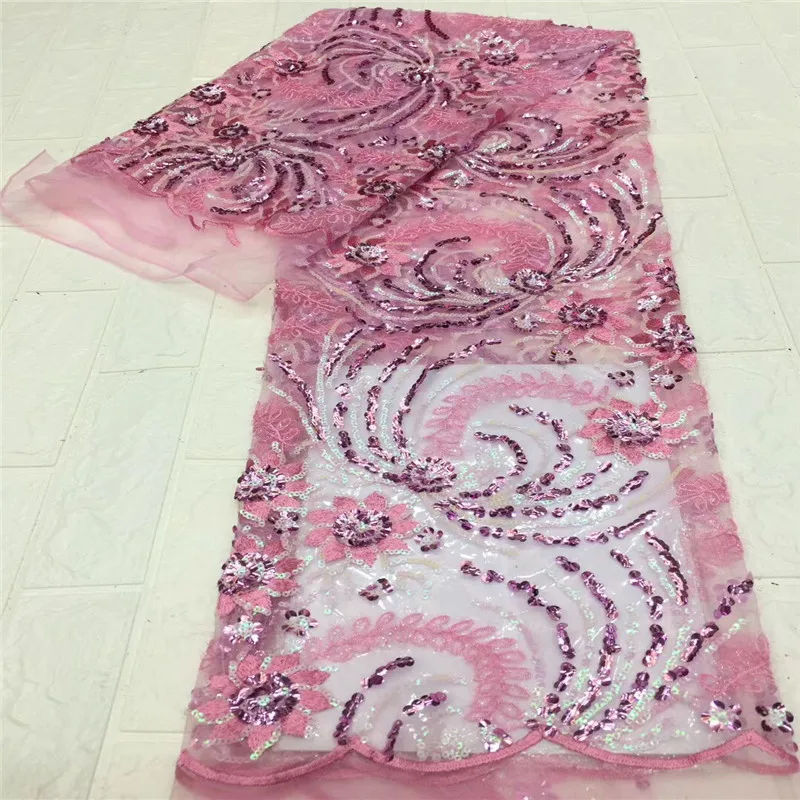 2021 pink Beautiful Sequins African Lace Fabric Embroidery French Mesh Lace Fabric With Sequin For Women Party Wedding Dress
2021 pink Beautiful Sequins African Lace Fabric Embroidery French Mesh Lace Fabric With Sequin For Women Party Wedding Dress