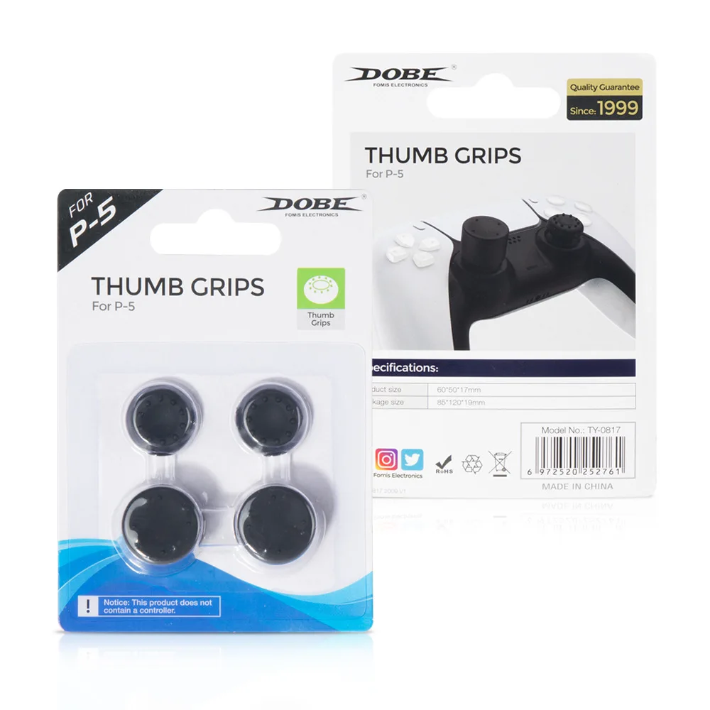 For PS5 Controller Case Game Joystick Accessories 4 in 1 Grip Cap Joystick Cover Silicone Rocker Cap L2 R2 Button Trigger Extend
For PS5 Controller Case Game Joystick Accessories 4 in 1 Grip Cap Joystick Cover Silicone Rocker Cap L2 R2 Button Trigger Extend