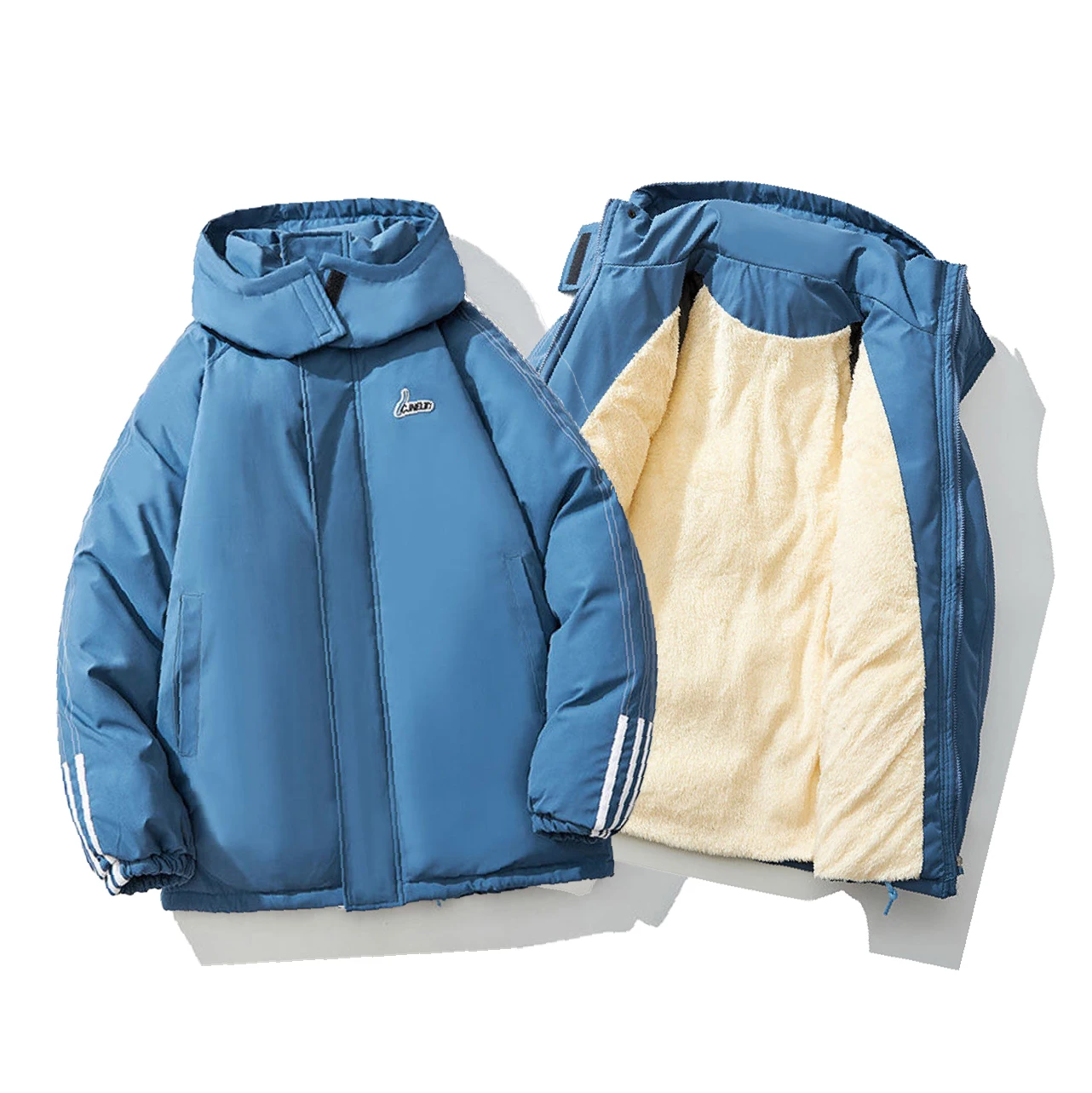 Men Winter Thicken Plus Fleece Cotton Jacket Coat Zipper Pocket Hooded Thick Jackets Male Casual Streetwear Jacket Warm
Men Winter Thicken Plus Fleece Cotton Jacket Coat Zipper Pocket Hooded Thick Jackets Male Casual Streetwear Jacket Warm