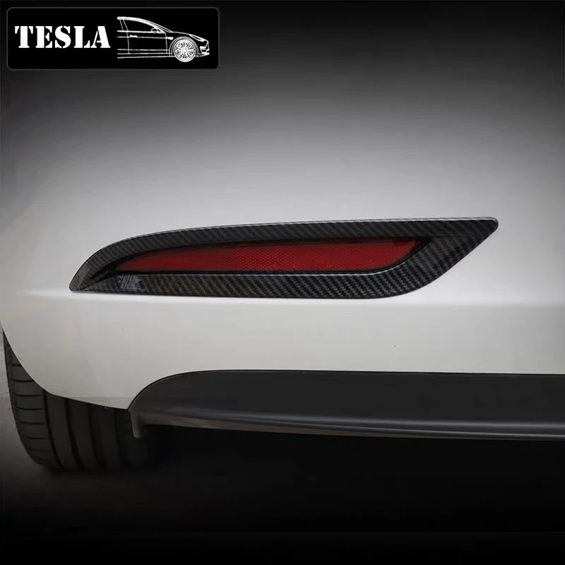 Противотуманная фара для Tesla model 3 2017 2018 2019 накладка на заднюю часть автомобиля