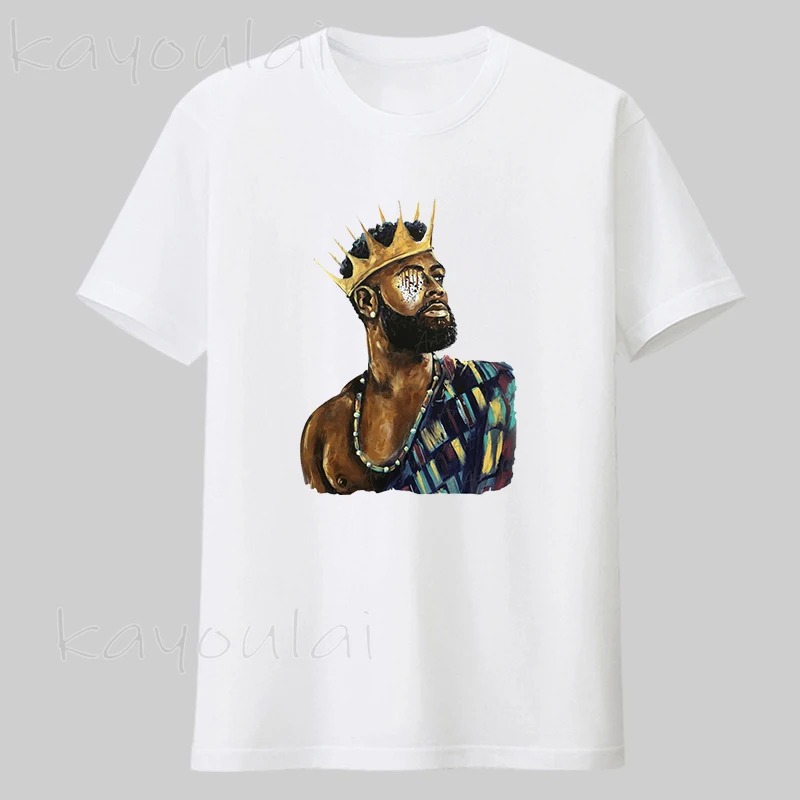 Wholesale Men T Shirt I Am Black king Print Black King Men Tees African American Men Tops
Wholesale Men T Shirt I Am Black king Print Black King Men Tees African American Men Tops