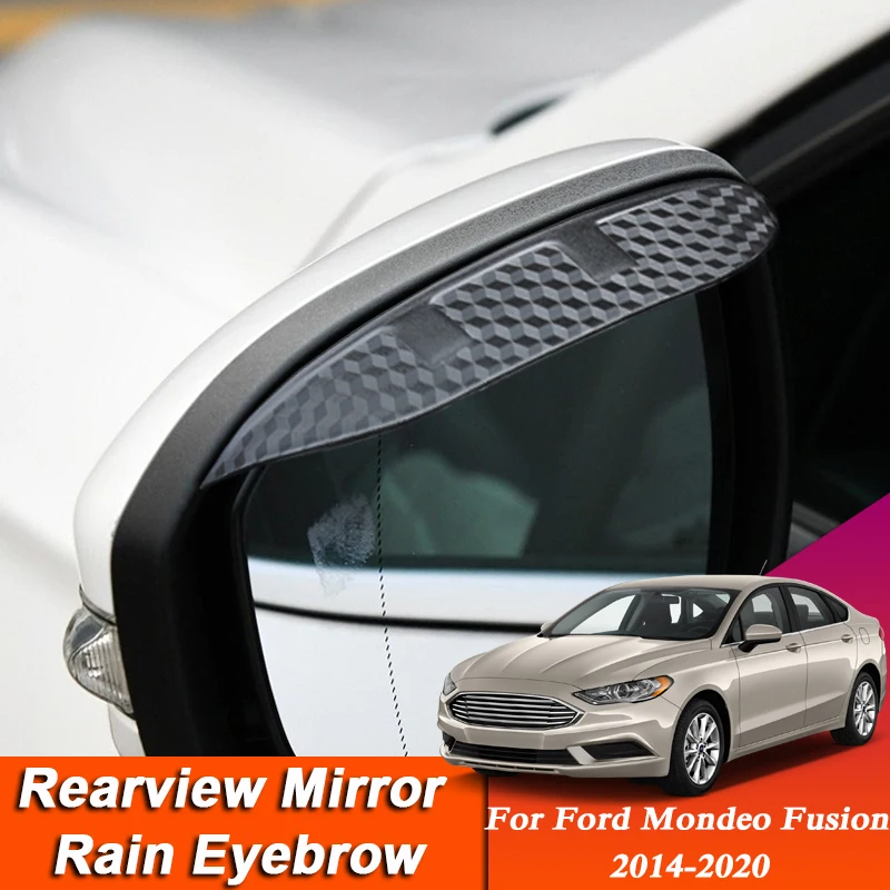 Car-styling For Ford Mondeo Fusion 2014-2020 Carbon Fiber Rearview Mirror Eyebrow Rain Shield Anti-rain Cover External Accessory
Car-styling For Ford Mondeo Fusion 2014-2020 Carbon Fiber Rearview Mirror Eyebrow Rain Shield Anti-rain Cover External Accessory