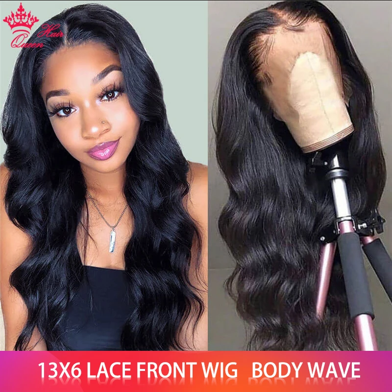 Queen Hair Products Body Wave 13x6 Lace Front Wig Brazilian BIG Lace Frontal Wigs 100% Human Hair Natural Color FAST shipping
Queen Hair Products Body Wave 13x6 Lace Front Wig Brazilian BIG Lace Frontal Wigs 100% Human Hair Natural Color FAST shipping