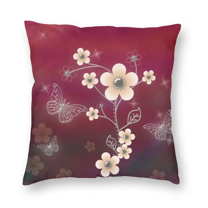 Butterfly Flowers Garden Scene Cushion Cover 45x45cm Home Decor Print Throw Pillow Case for Living Room Double Side
Butterfly Flowers Garden Scene Cushion Cover 45x45cm Home Decor Print Throw Pillow Case for Living Room Double Side