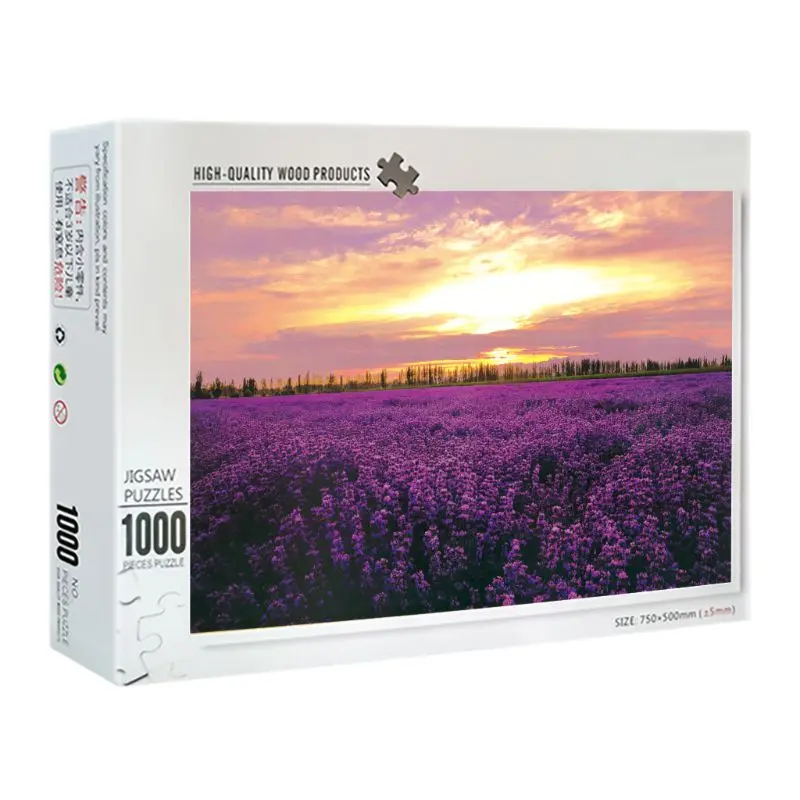 1000 Pieces Lavender flower sea Puzzles Wooden Jigsaw Puzzles Floor Puzzle J2HD
1000 Pieces Lavender flower sea Puzzles Wooden Jigsaw Puzzles Floor Puzzle J2HD