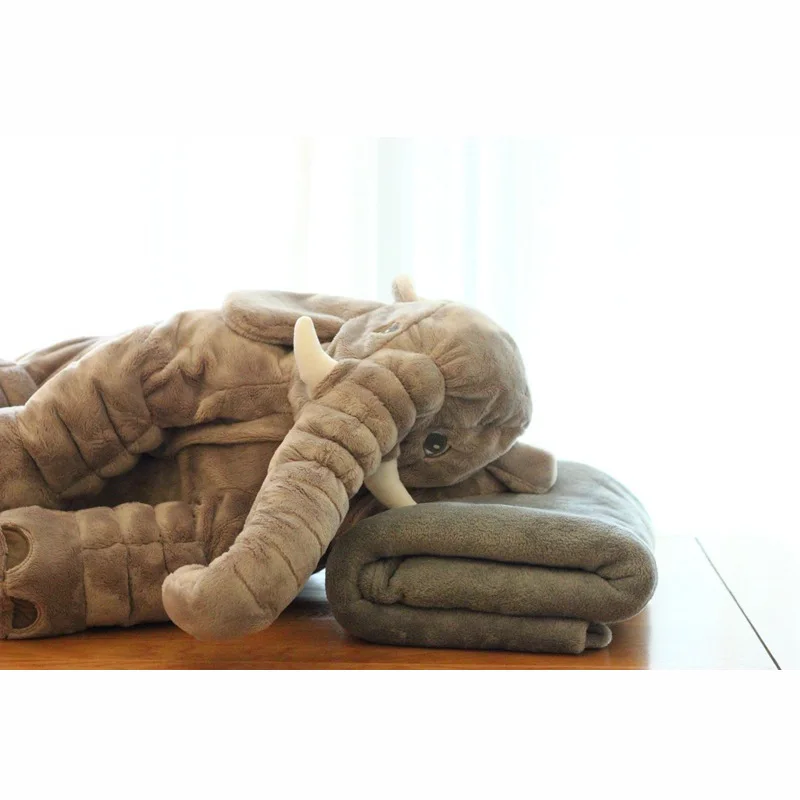 40/60 см детская кроватка слон плюшевая игрушка 5 цветов на выбор мягкая подушка в