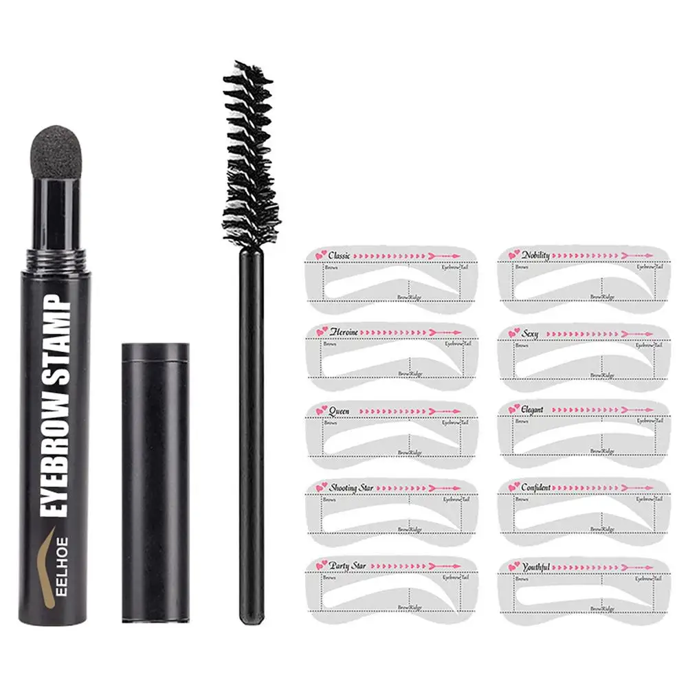 1 set of reusable 6-in-1 eyebrow styling template assistant kit, eyebrow trimmer, eyebrow brush and eyebrow dye set
1 set of reusable 6-in-1 eyebrow styling template assistant kit, eyebrow trimmer, eyebrow brush and eyebrow dye set