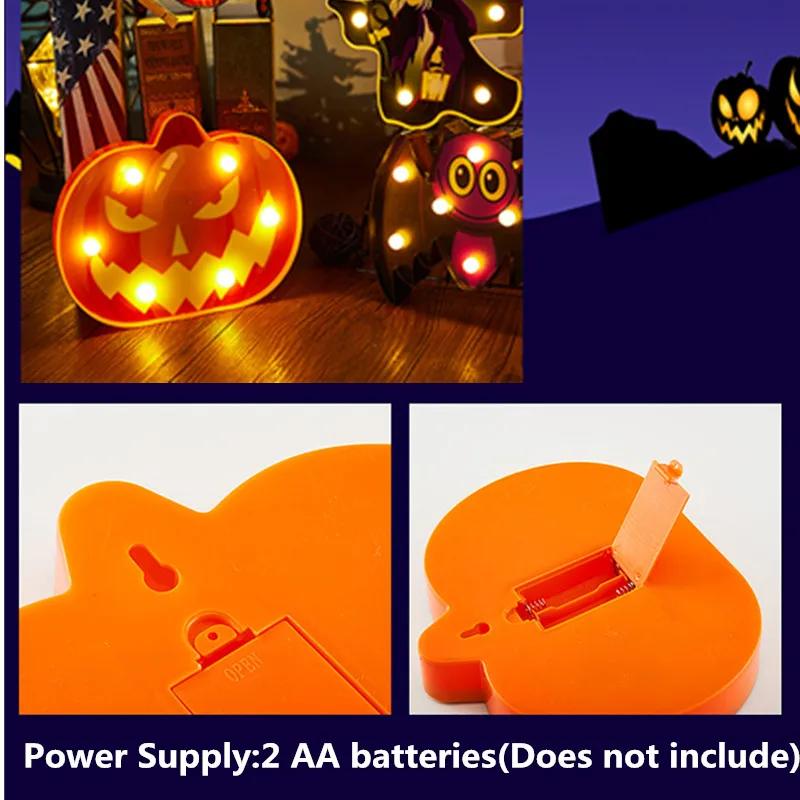 Halloween Decoration Pumpkin Bat Spider LED Night Light Elf Christmas Decoration Aid Mubarak Home Party Decoration Navidad
Halloween Decoration Pumpkin Bat Spider LED Night Light Elf Christmas Decoration Aid Mubarak Home Party Decoration Navidad