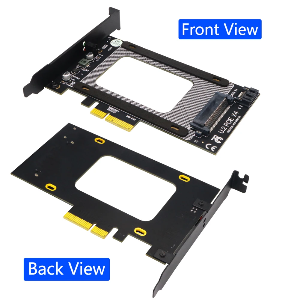 Переходная карта U.2 к PCI E, переходник PCI Express 4X U.2 SFF-8639 Райзер PCIe SSD, карта передачи, переходная карта для майнинга видеокарты
Переходная карта U.2 к PCI E, переходник PCI Express 4X U.2 SFF-8639 Райзер PCIe SSD, карта передачи, переходная карта для майнинга видеокарты