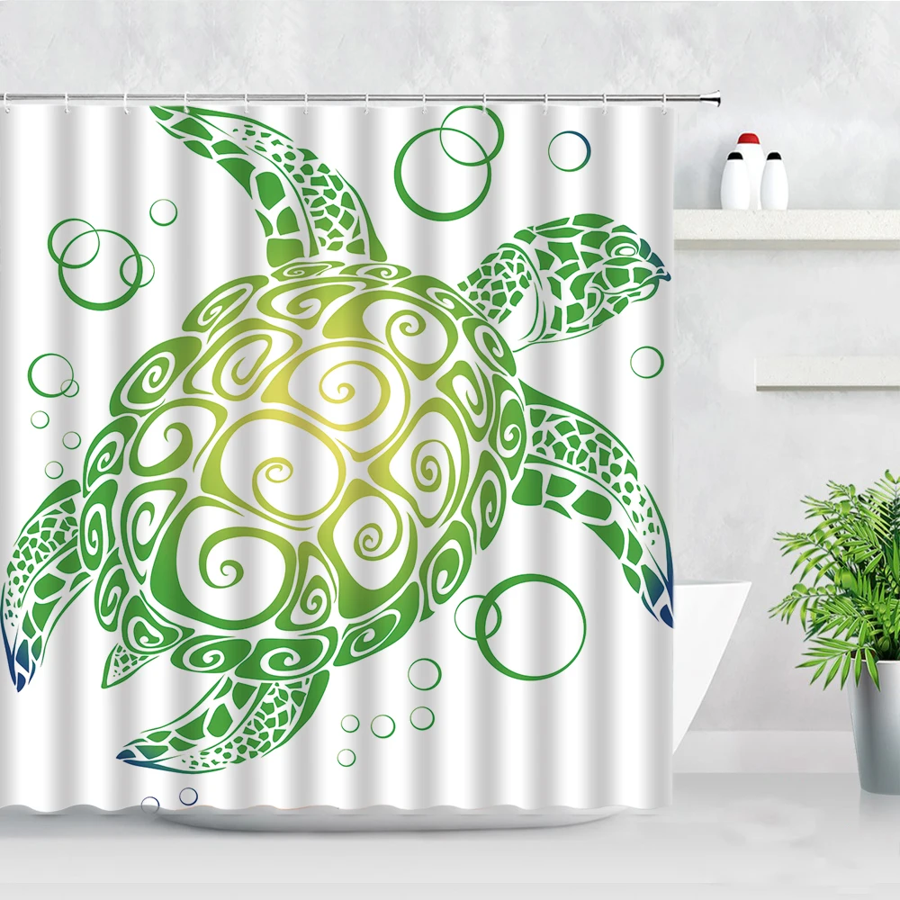 Waterproof Shower Curtains Colorful Sea Turtle Creative Water Color Paint Polyester Fabric Home Wall Decor Bathroom Curtain Set
Waterproof Shower Curtains Colorful Sea Turtle Creative Water Color Paint Polyester Fabric Home Wall Decor Bathroom Curtain Set