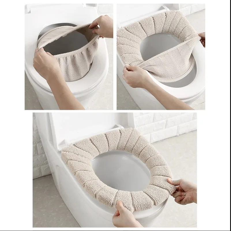 Comfortable Universal Overcoat Toilet Case Winter Thicken Knitted Yarn Wool Toilet Seat Cover Case Bathroom Supplies Accessories
Comfortable Universal Overcoat Toilet Case Winter Thicken Knitted Yarn Wool Toilet Seat Cover Case Bathroom Supplies Accessories