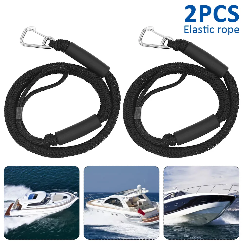 2 PCS Bungee Dock Line Boat Bungee Cord Shock Absorbing Mooring Ropes Boat Anchor Line Dock Rope PWC 4-5.5ft Stretchable
2 PCS Bungee Dock Line Boat Bungee Cord Shock Absorbing Mooring Ropes Boat Anchor Line Dock Rope PWC 4-5.5ft Stretchable