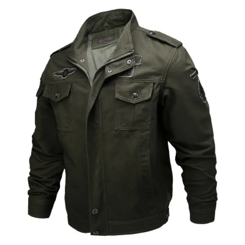 Autumn and Winter new style cotton casual work jacket men's outdoor military jacket fashion slim fit Bomber Jacket Coat
Autumn and Winter new style cotton casual work jacket men's outdoor military jacket fashion slim fit Bomber Jacket Coat