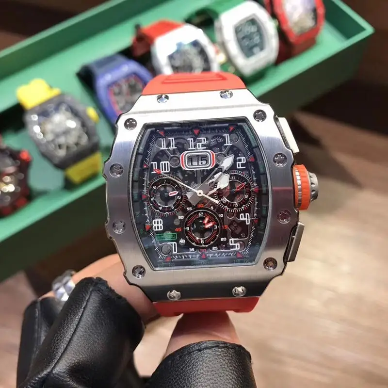 Luxury New Mens Watches RM11-03 Series Automatic Mechanical Watch Silver 316L Stainless Steel Red Black Rubber Richard AAA+
Luxury New Mens Watches RM11-03 Series Automatic Mechanical Watch Silver 316L Stainless Steel Red Black Rubber Richard AAA+
