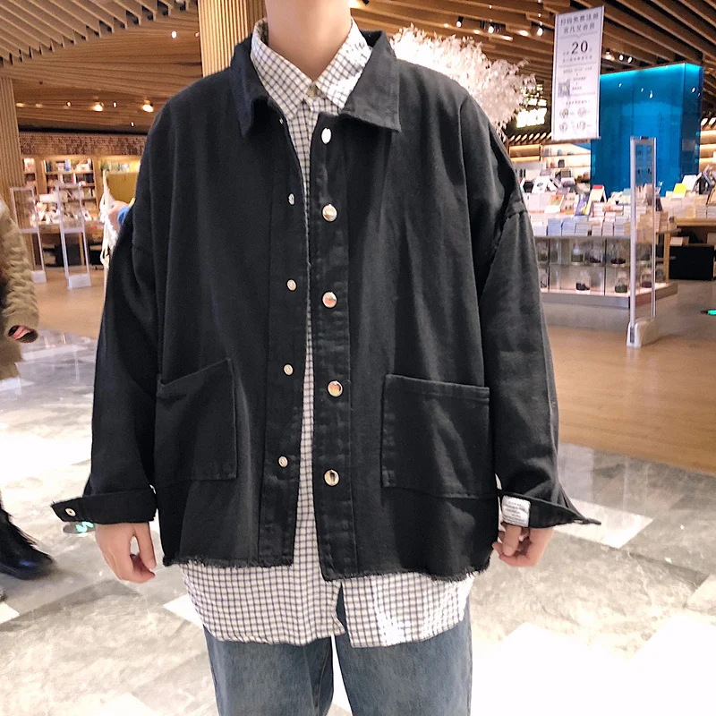 Harbour wind jeans jacket Men Chao brand loose handsome spring and autumn BF harbour style couple jeans jacket
Harbour wind jeans jacket Men Chao brand loose handsome spring and autumn BF harbour style couple jeans jacket