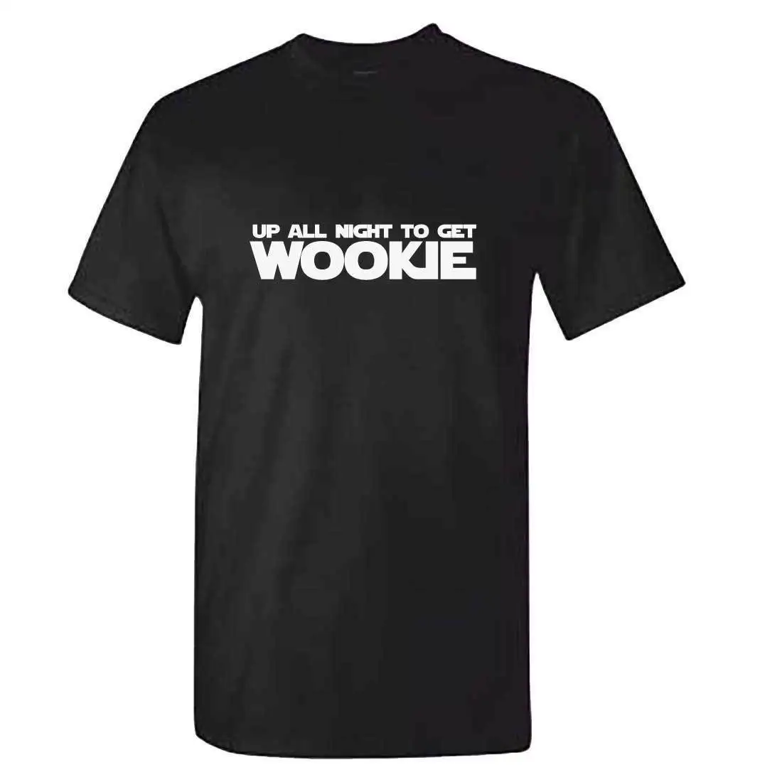 Ночная одежда футболка с надписью Up All Night To Get Wookie Мужская принтом Звездные войны