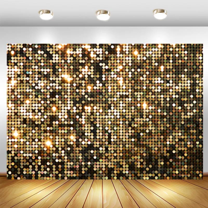 Happy Birthday Backdrop Disco Shining Gold Glitter Sequins Adult Wedding Party Photography Background For Photo Studio Props
Happy Birthday Backdrop Disco Shining Gold Glitter Sequins Adult Wedding Party Photography Background For Photo Studio Props