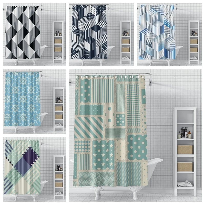 3d Printing Abstract Geometric Shower Curtain Mouldproof Moistureproof Polyester Decor Bathroom Decoration Hanging Curtains
3d Printing Abstract Geometric Shower Curtain Mouldproof Moistureproof Polyester Decor Bathroom Decoration Hanging Curtains