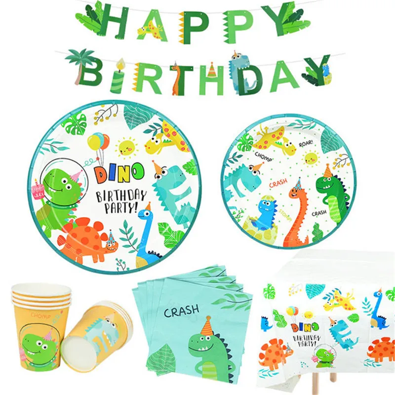 Dinosaur Party Tableware Boy Birthday Party Disposable Plate Cup Paper Napkin Balloon Animal Jungle Dinosaur Baby Shower
Dinosaur Party Tableware Boy Birthday Party Disposable Plate Cup Paper Napkin Balloon Animal Jungle Dinosaur Baby Shower