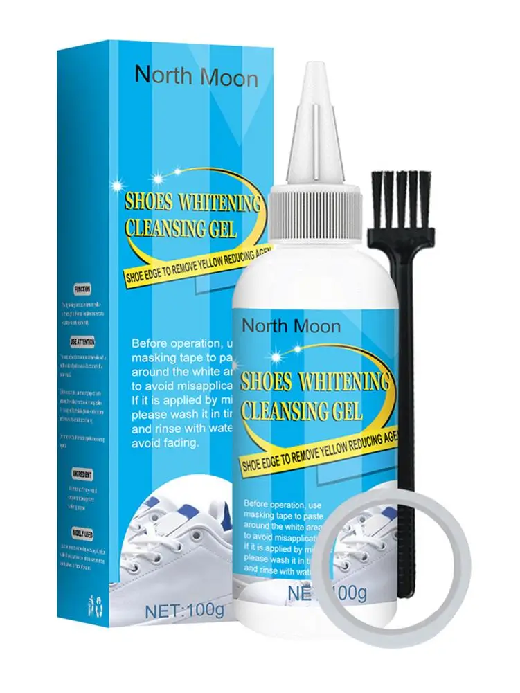 100ML Shoe Whitening Gel - Sneaker Cleaning Set White Shoe Cleaner Sneakers Kit With Brush Strong Decontamination Ability Sho
100ML Shoe Whitening Gel - Sneaker Cleaning Set White Shoe Cleaner Sneakers Kit With Brush Strong Decontamination Ability Sho