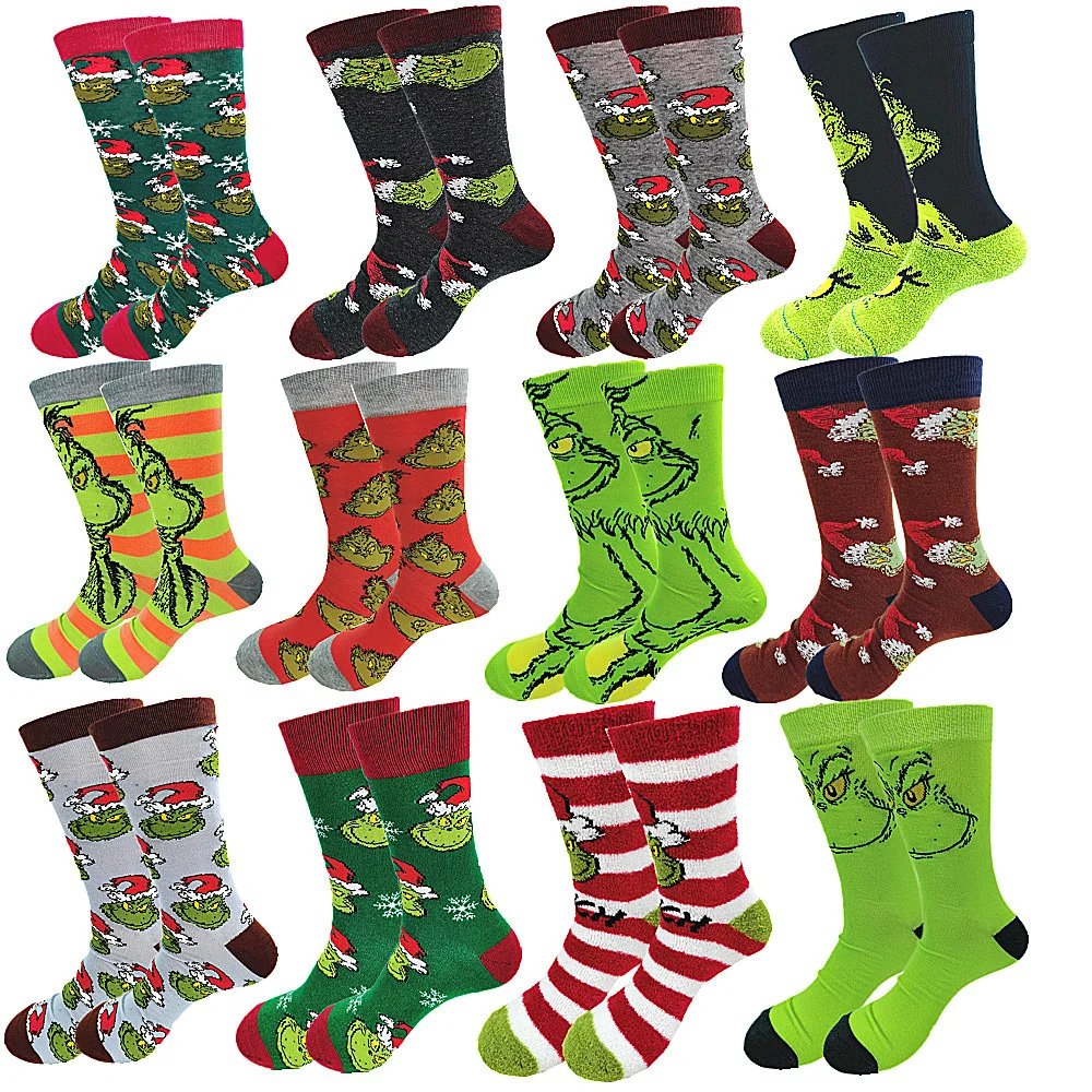 New Cotton Down Yarn Men's Christmas Socks Spring Autumn And Winter Wear Funny Anime Street Wind Skateboard In The Tube Socks
New Cotton Down Yarn Men's Christmas Socks Spring Autumn And Winter Wear Funny Anime Street Wind Skateboard In The Tube Socks