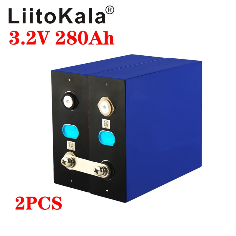 2PCS LiitoKala 3.2V 280Ah lifepo4 battery DIY 12V 24V 280AH Rechargeable battery pack for Electric car RV Solar Energy storage
2PCS LiitoKala 3.2V 280Ah lifepo4 battery DIY 12V 24V 280AH Rechargeable battery pack for Electric car RV Solar Energy storage
