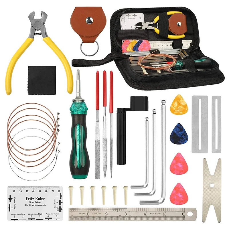 Guitar Repair Maintenance Tool Kit Guitar Repair Tool Guitar Cleaning Care Accessories
Guitar Repair Maintenance Tool Kit Guitar Repair Tool Guitar Cleaning Care Accessories