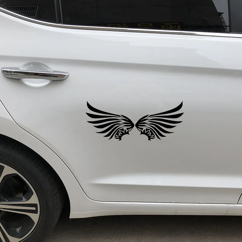 YJZT 18.5X7.6CM Tribal Angel Bird Wing Window Bumper Decoration Car Sticker Accessories C25-0811 | Автомобили и мотоциклы